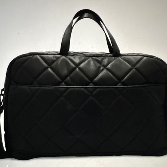 Gilda Paris - Elegant Black Quilted Travel Bag. 🆕 - Picture 4 of 7
